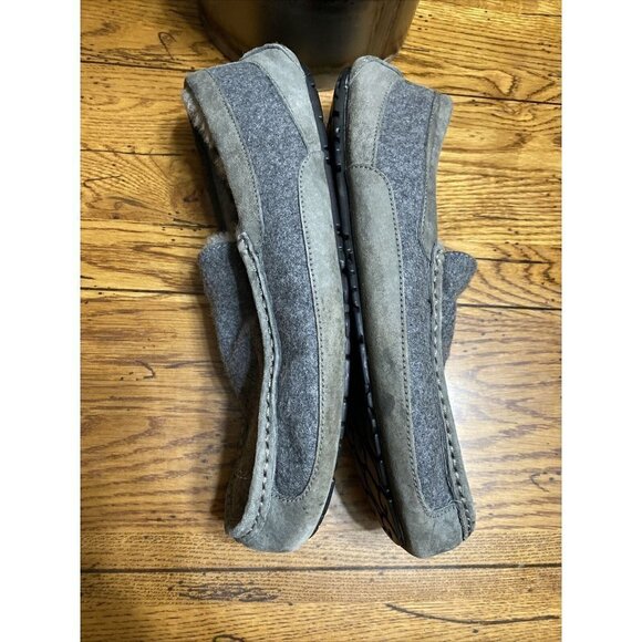 Ugg ASCOT CHARCOAL MEN’S SLIPPERS SIZE 12 - Picture 7 of 8